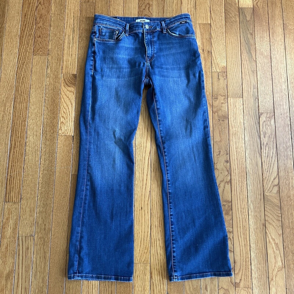 Mavi Women's Jeans Size 14 Molly Mid-Rise Classic Bootcut Med Blue Stretch